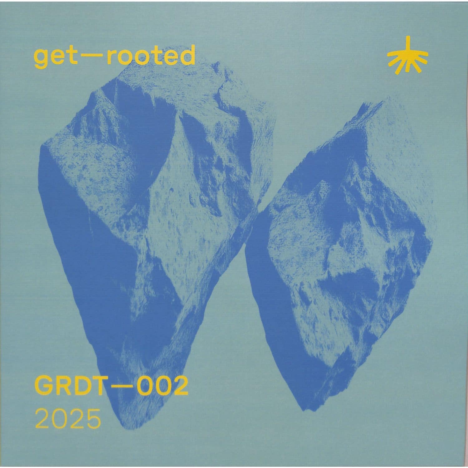 Yoyaku DJ Deep Traumér vinyl record GRDT 002 with colorful abstract artwork on the front cover.