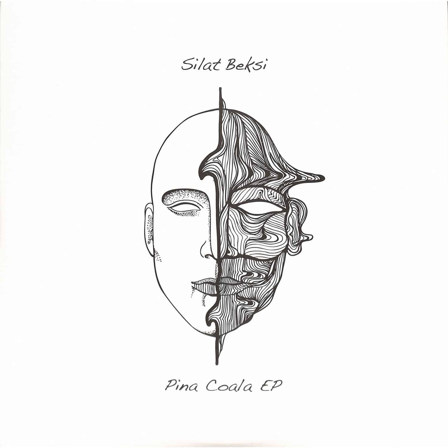 Yoyaku vinyl record SILAT BEKSI ZLENE PINA COALA EP front cover featuring abstract artwork and bold typography.