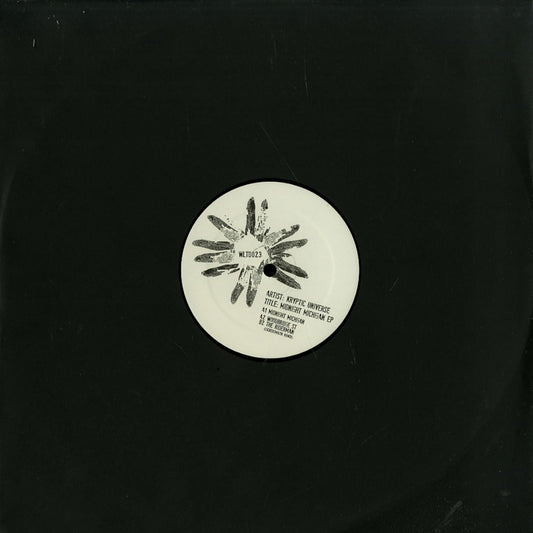 Second Hand vinyl record "Kryptic Universe, Lockertmatik – Midnight Michigan EP" with colorful album cover artwork.