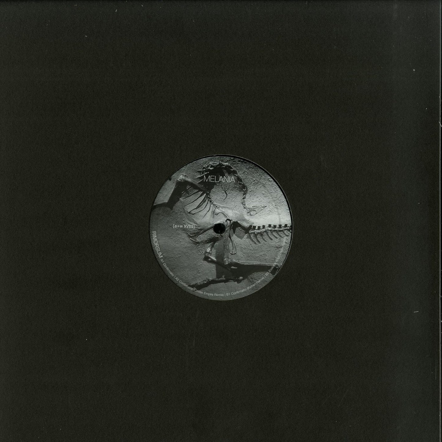 Vinyl record of MELANIA, CODEX EMPIRE, KATRAN, RICH ODDIE – RIMORSUM, second hand, featuring colorful album cover art.