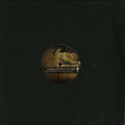 Second Hand vinyl record of RUFFNECK & MISS TWILIGHT's Lonely Manifesto of Unfolding Analysis, with colorful album cover art.