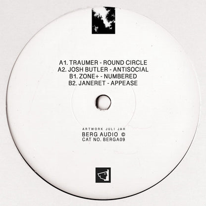 Decks vinyl record titled "Elements Selected Pieces Vol. 3" by TraumER, Josh Butler, Zone, and Janeret, showing the front cover artwork.