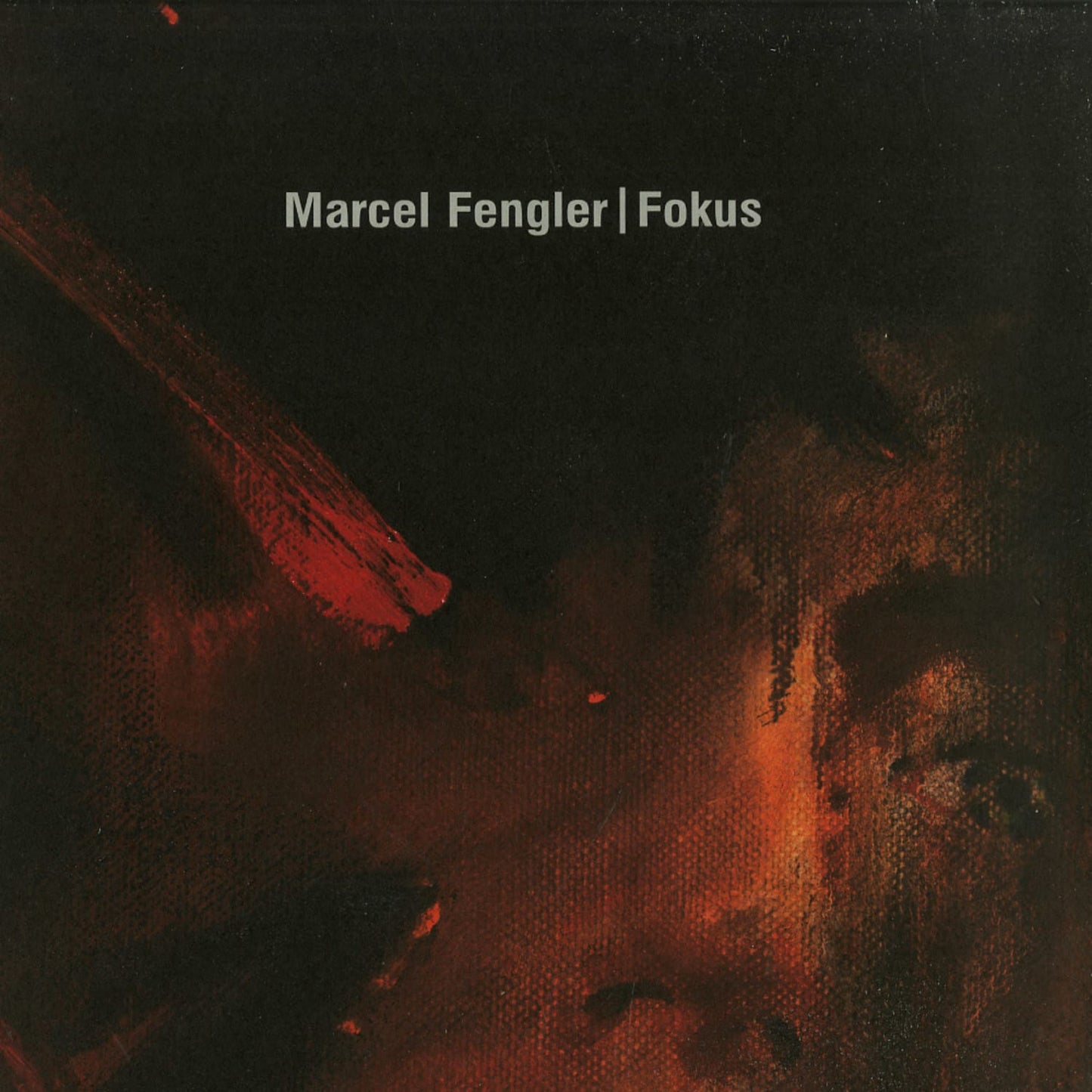 Second Hand Marcel Fengler Fokus vinyl record with black and white abstract artwork on the cover.