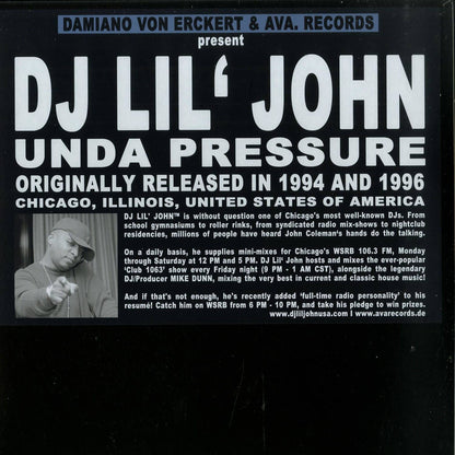 DJ LIL' JOHN – UNDA PRESSURE - Chippy Chasers Record Store