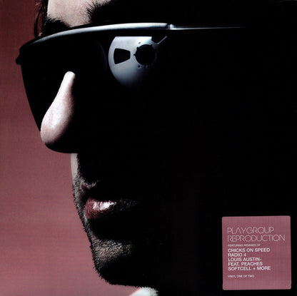 Second Hand vinyl record titled "Reproduction Part One" from the PLAYGROUP music album, showing the front cover design.