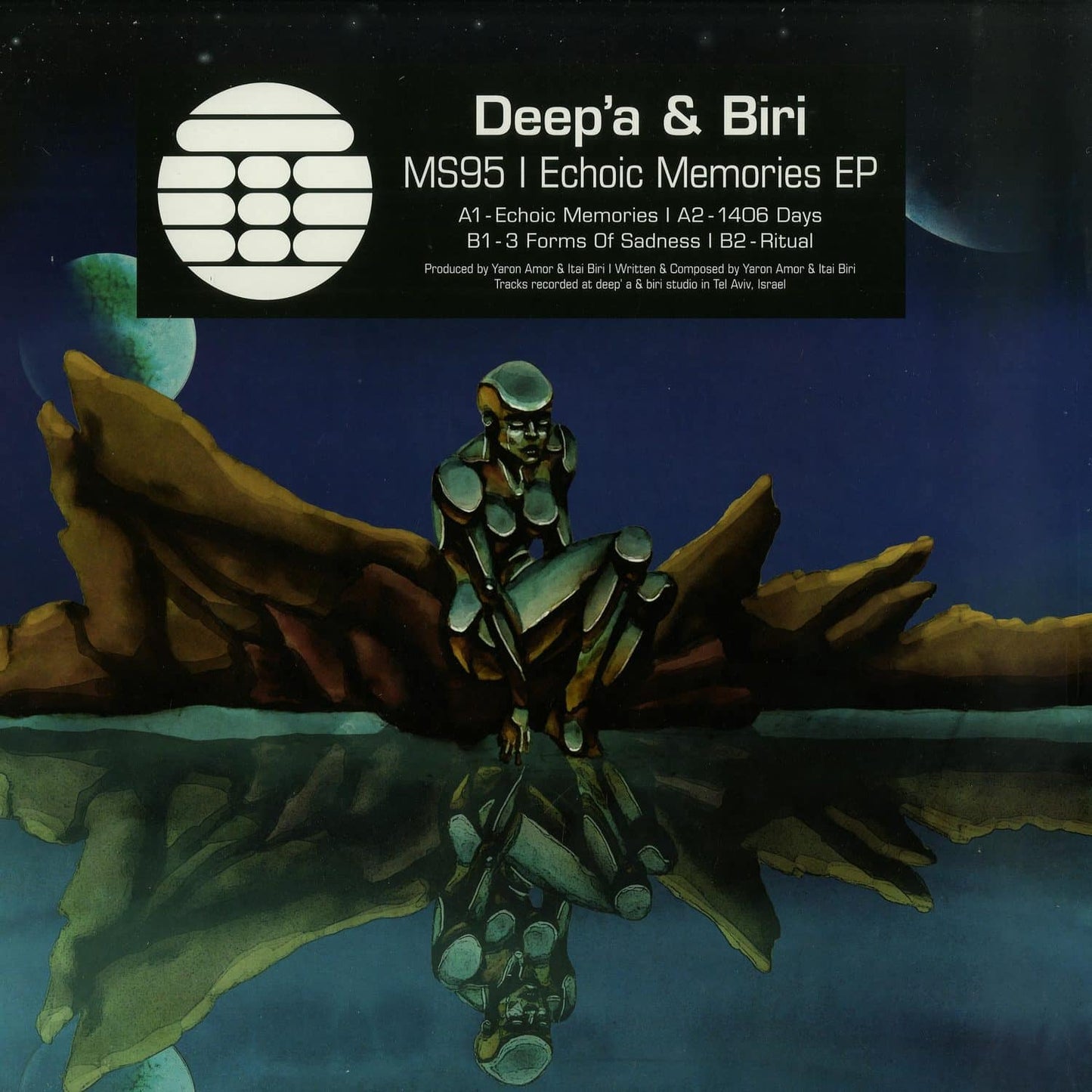 Second Hand vinyl record of DEEP'A & BIRI Echoic Memories EP featuring album artwork on the front cover.