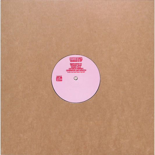 Yoyaku's SWEELY Erasmus DJ EP vinyl record with colorful abstract artwork on the front cover.