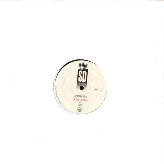 Second Hand SYNCOM DATA vinyl record titled "Beyond The Stars" with colorful album cover art.