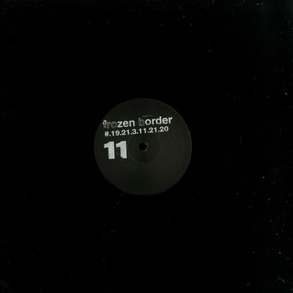Second Hand vinyl record titled "Frozen Border 11" with colorful album cover art featuring icy blue and dark tones.
