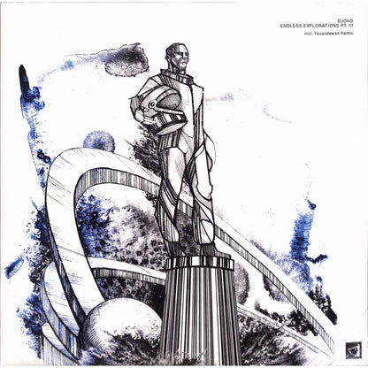 Decks DJOKO Endless Explorations Part III vinyl record with colorful abstract cover art, front view showcasing the album design.