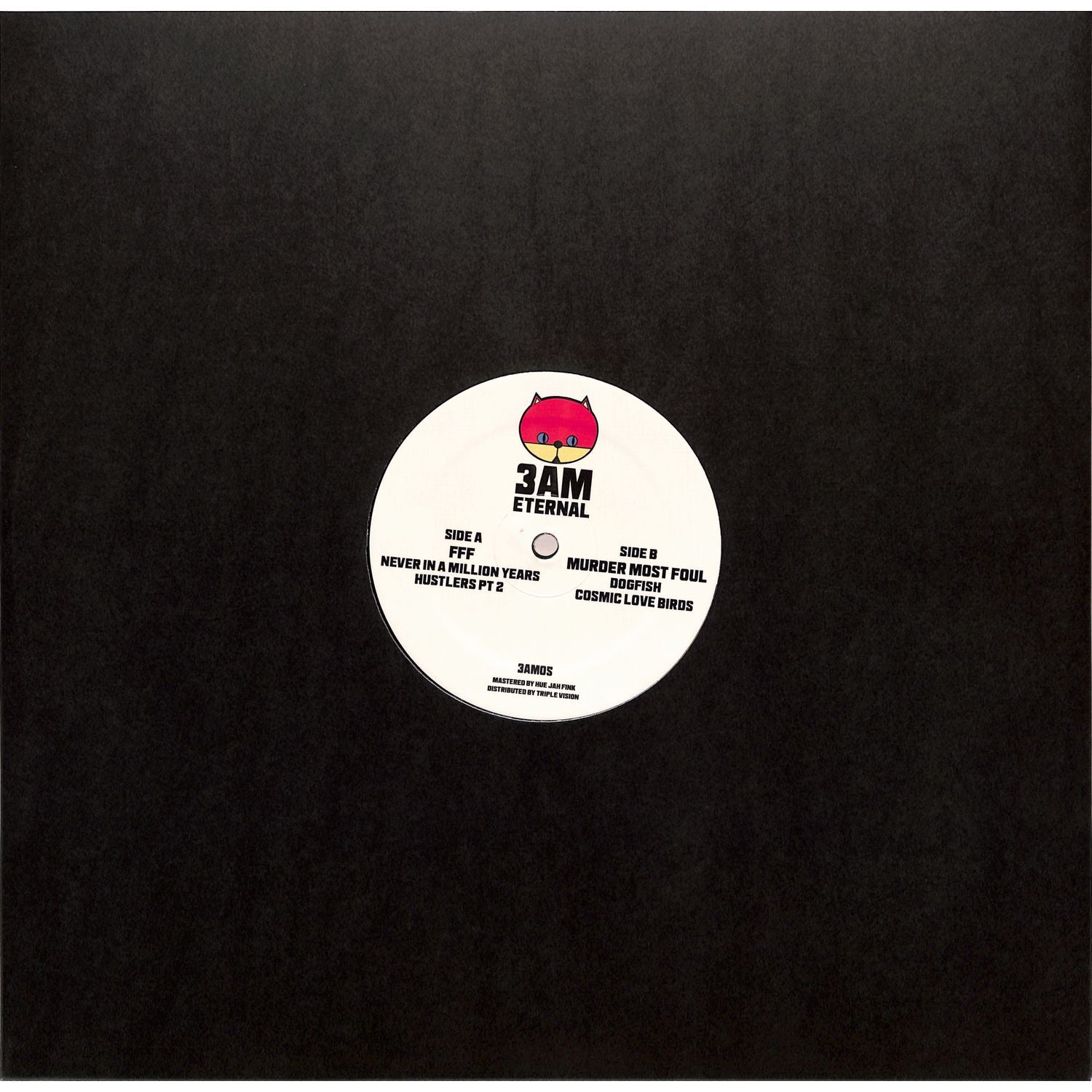 Triple Vision vinyl record of FFF / Murder Most Foul featuring artwork on the front cover.