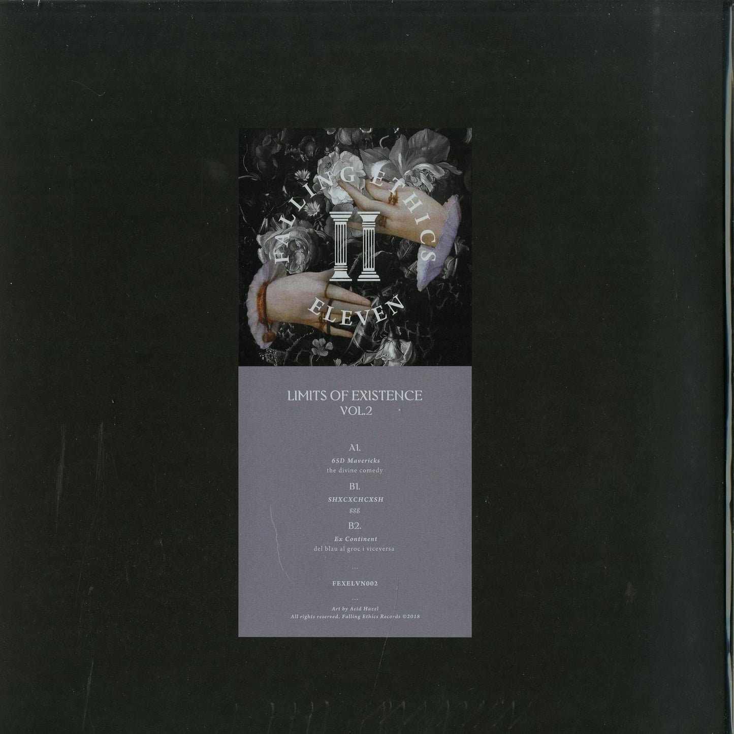 Second hand vinyl record of 65D Mavericks, SHXCXCHCXSH, Ex Continent, Limits of Existence Vol.2, with abstract album cover art.