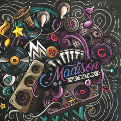 Decks MADISON Get 2Gether vinyl record, front cover image featuring bold graphic design and vibrant colors.