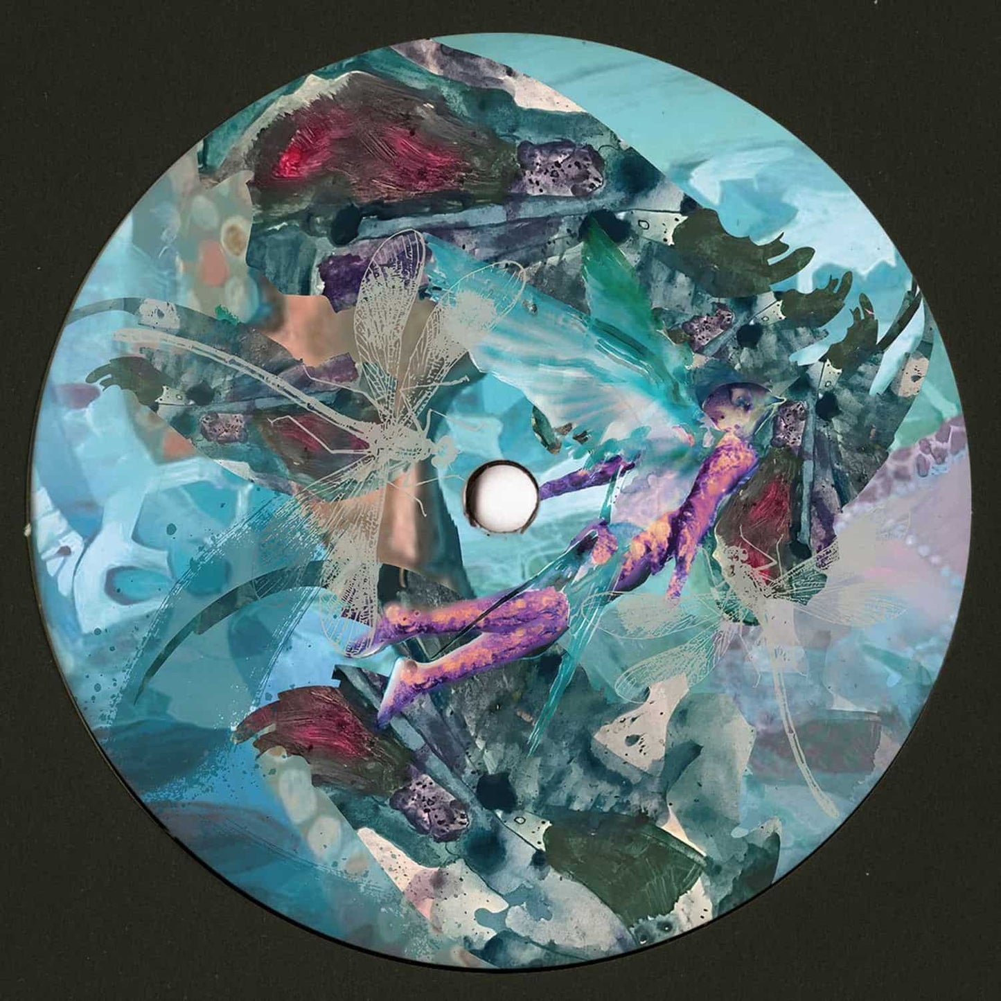 Decks vinyl record by Krystian Shek and Milly James titled Never Ending, featuring colorful abstract album cover art.