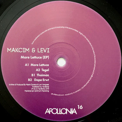 MAKCIM & LEVI – MORE LETTUCE (EP)