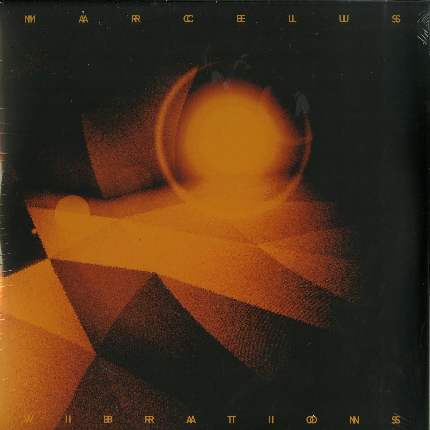 Second Hand MARCELUS – VIBRATIONS vinyl record cover featuring colorful abstract artwork and bold typography.