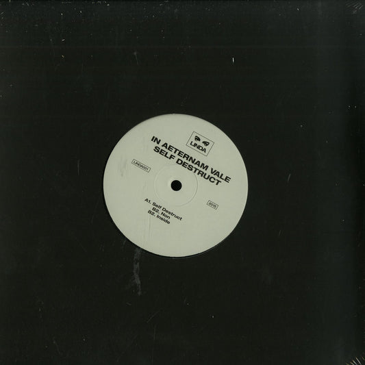 Second Hand vinyl record "In Aeternam Vale – Self Destruct" with album cover art, featuring dark abstract design on the front.
