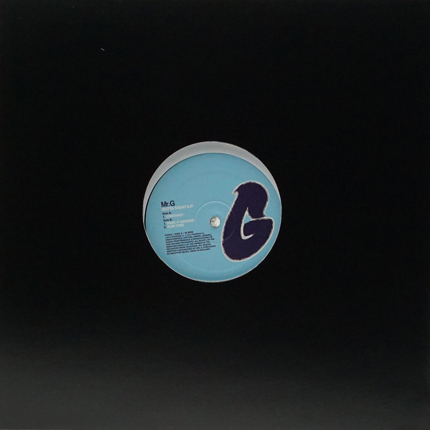 MR. G – OUTTA SIGHT