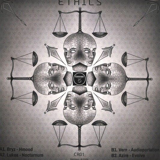 Second hand BRYZ LUKEA VERN AZIRE vinyl record with colorful album cover artwork, front view showing the record design.
