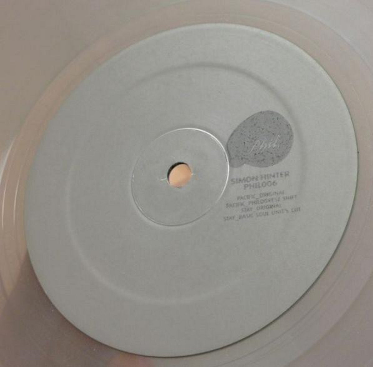 Vinyl record titled "Basic Soul Unit" by Simon Hinter, displayed front cover artwork, second-hand condition.