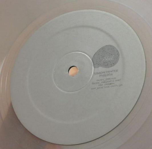 Vinyl record titled "Basic Soul Unit" by Simon Hinter, displayed front cover artwork, second-hand condition.