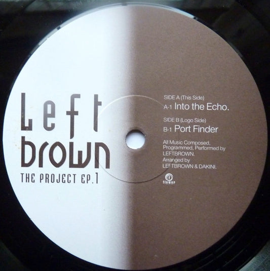 Second Hand LEFTBROWN The Project EP1 vinyl record with artwork and label visible on the front side.