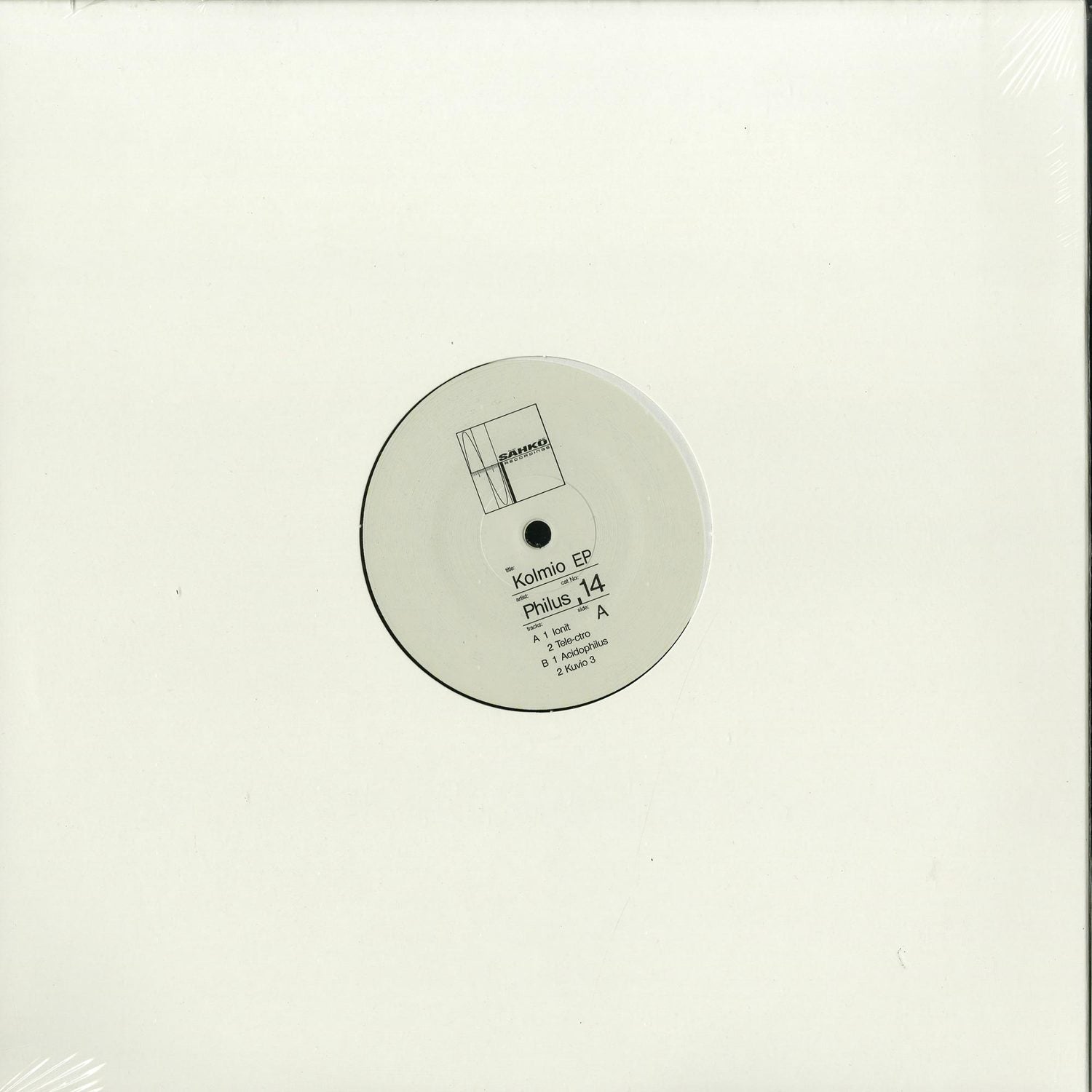 Second Hand PHILUS Kolmio EP vinyl record with colorful album cover artwork and vintage design.