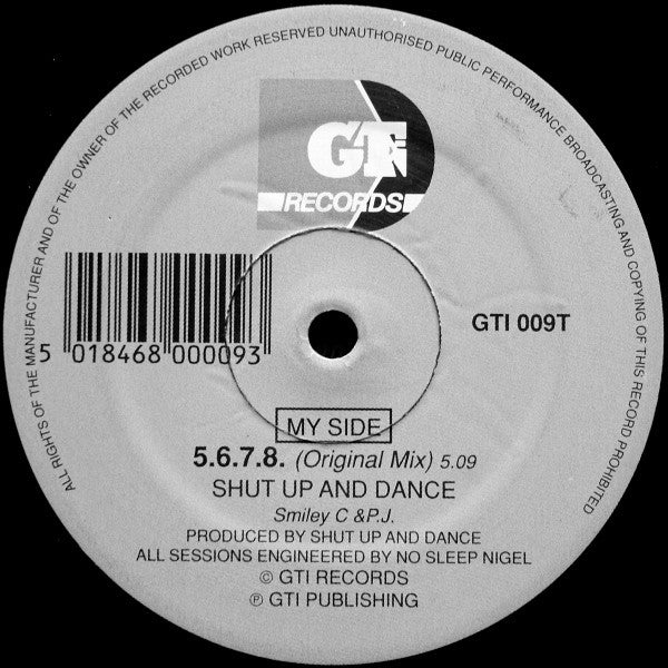 SHUT UP AND DANCE – 5.6.7.8.
