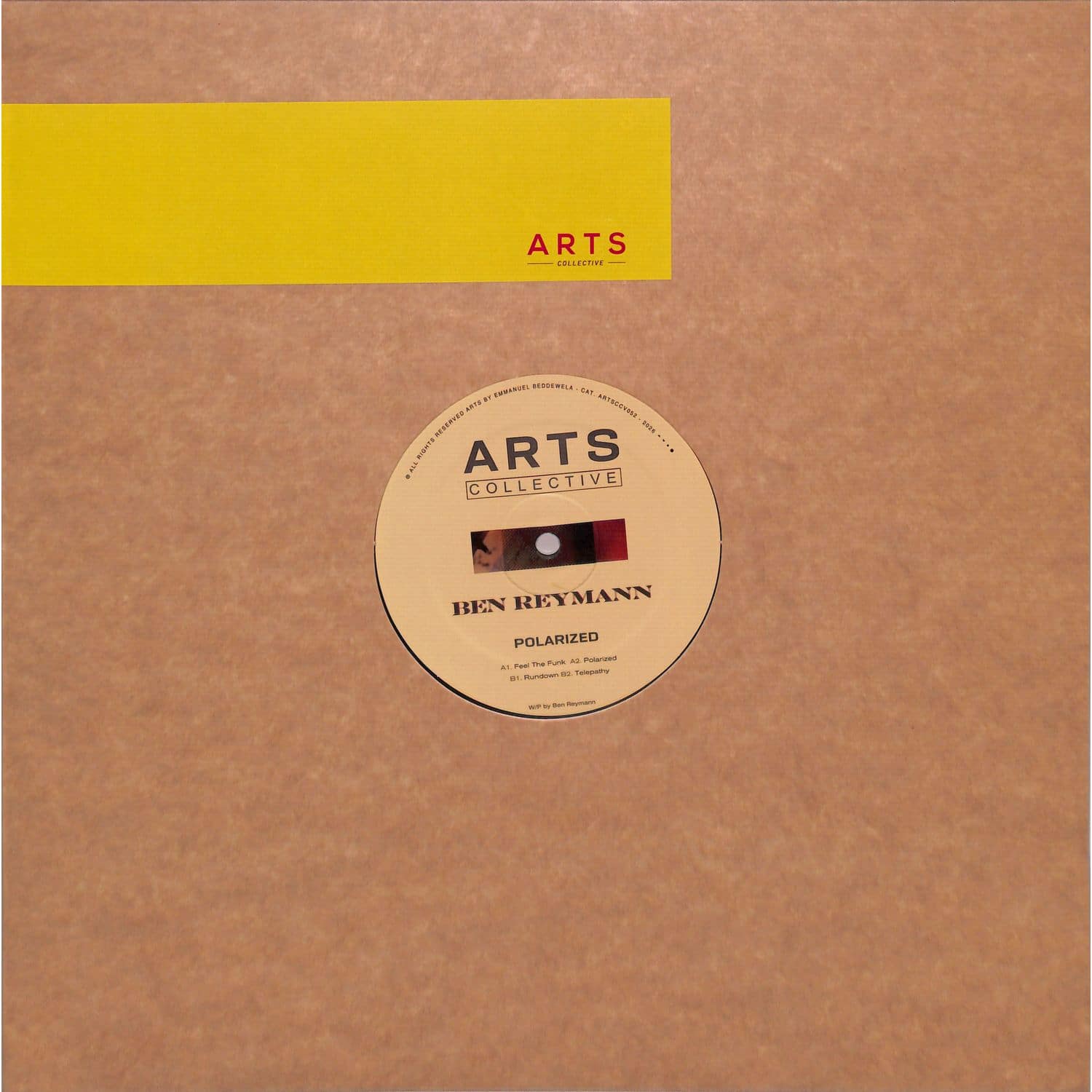 Triple Vision vinyl record of BEN REYMANN – FEEL THE FUNK EP, showing colorful album cover artwork.