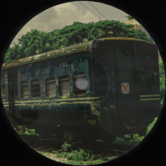 Vinyl Future night drive EP vinyl record featuring KENY G, Gonzalo Villarreal, Ian Oskadev, and Genning, front cover art.
