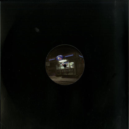 Decks vinyl record titled BIGGES 001 by Andre Sebastian and Ari Bald, with colorful album cover artwork.