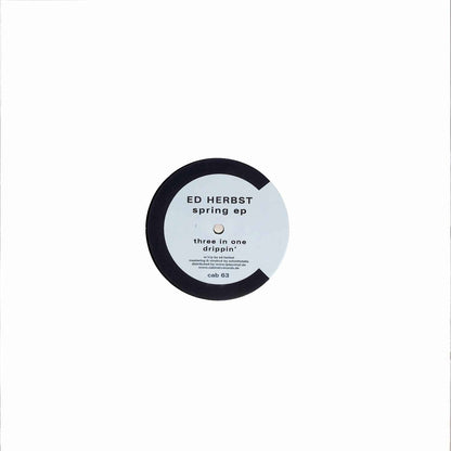 Decks ED HERBST Spring EP vinyl record with colorful album cover art, showcasing a vibrant spring-themed design.