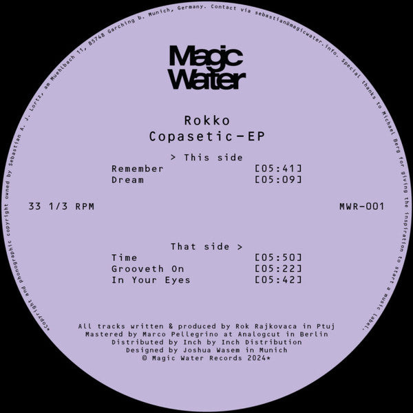 ROKKO – COPASETIC EP