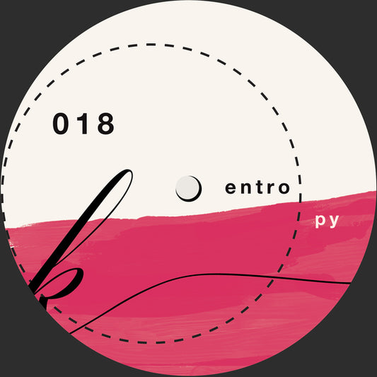 Yoyaku vinyl record "Entropy" by EMA REMEDI and AOKI TAKAMASA, front cover featuring abstract artwork and bold typography.
