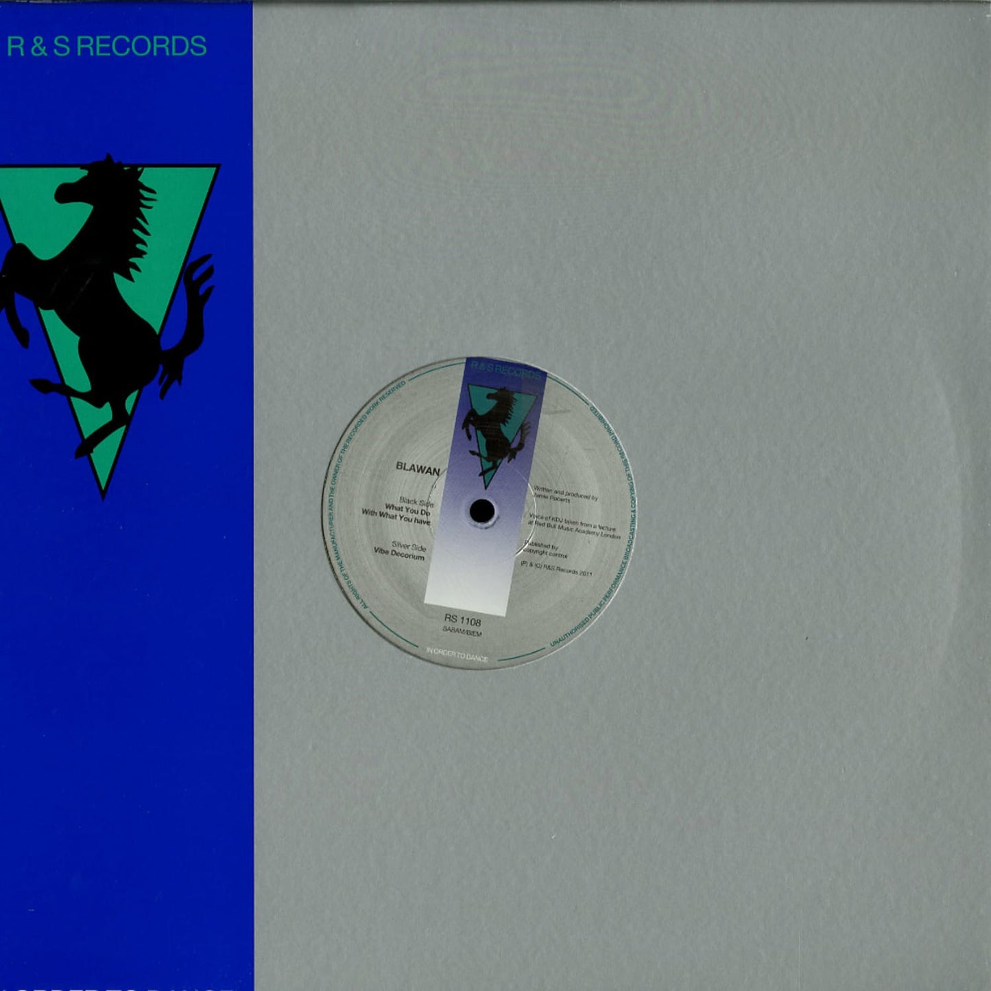 Second Hand BLAWAN vinyl record titled "What You Do With What You Have" with album cover art featuring bold typography.