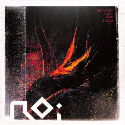 Triple Vision ROI – Between Faith and Noize vinyl record with colorful album cover art, front view showing the record and sleeve.
