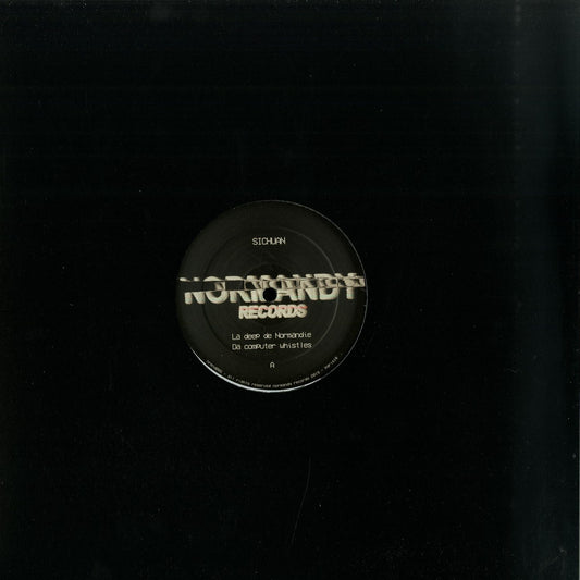 Syncrophone Sichuan vinyl record, NRMND006, showing the front cover with vibrant artwork and album title.