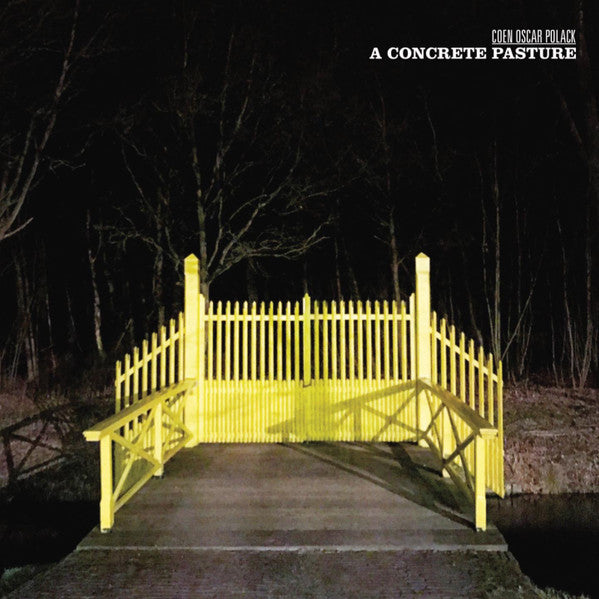 Second Hand vinyl record of "A Concrete Pasture" by Coen Oscar Polack, front cover featuring abstract concrete artwork.