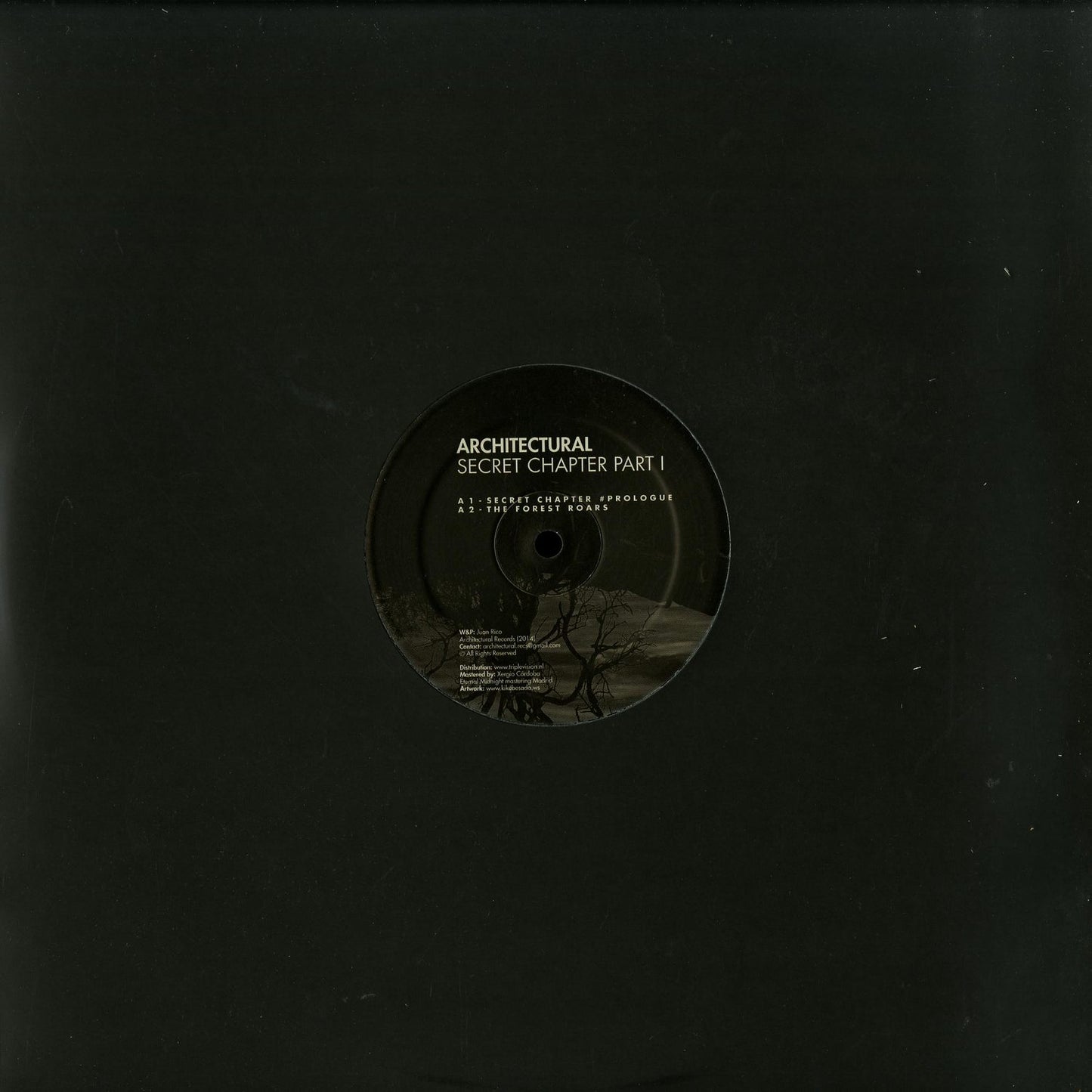 Second Hand Architectural – Secret Chapter Part I vinyl record with colorful album cover art and vintage design.