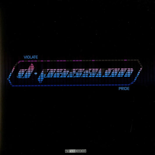 Second Hand D-PASSION vinyl record titled "VIOLATE / PRIDE" with colorful abstract cover art, front view.