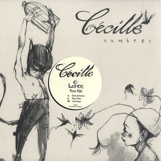 Vinyl record of LEMOS – BEBE FEFE by Second Hand, featuring colorful album artwork and classic vinyl grooves.