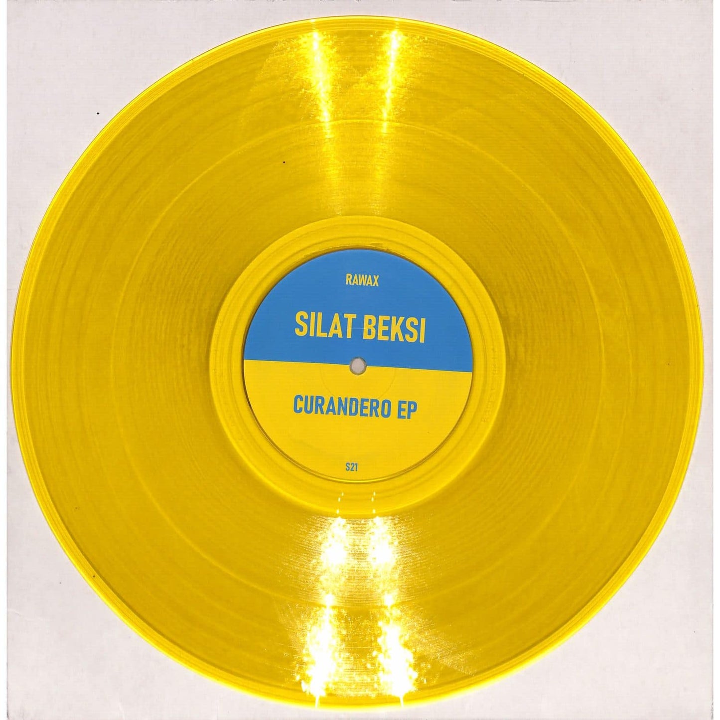 DBH SILAT BEKSI – CURANDERO EP vinyl record with colorful album artwork and black record label.