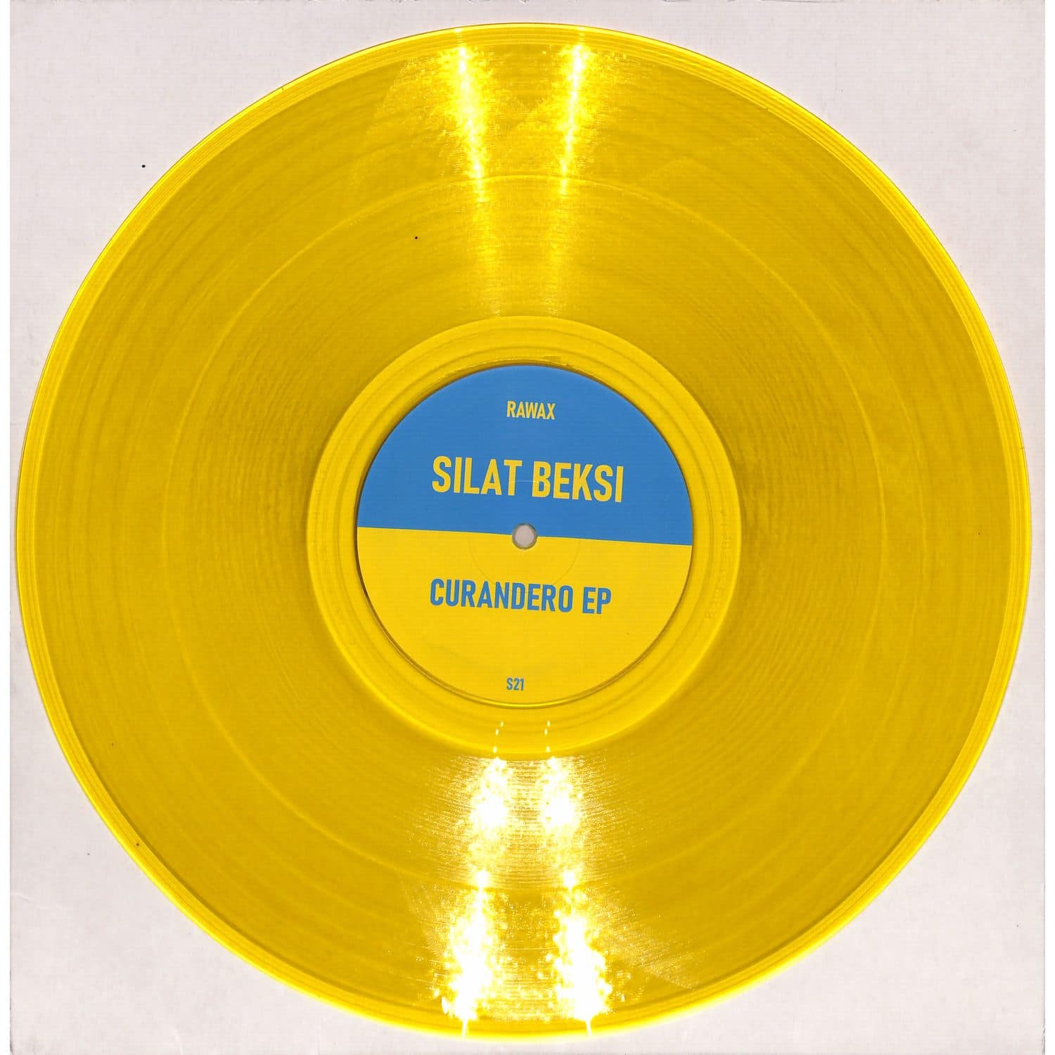 DBH SILAT BEKSI – CURANDERO EP vinyl record with colorful album artwork and black record label.