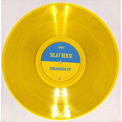 DBH SILAT BEKSI – CURANDERO EP vinyl record with colorful album artwork and black record label.