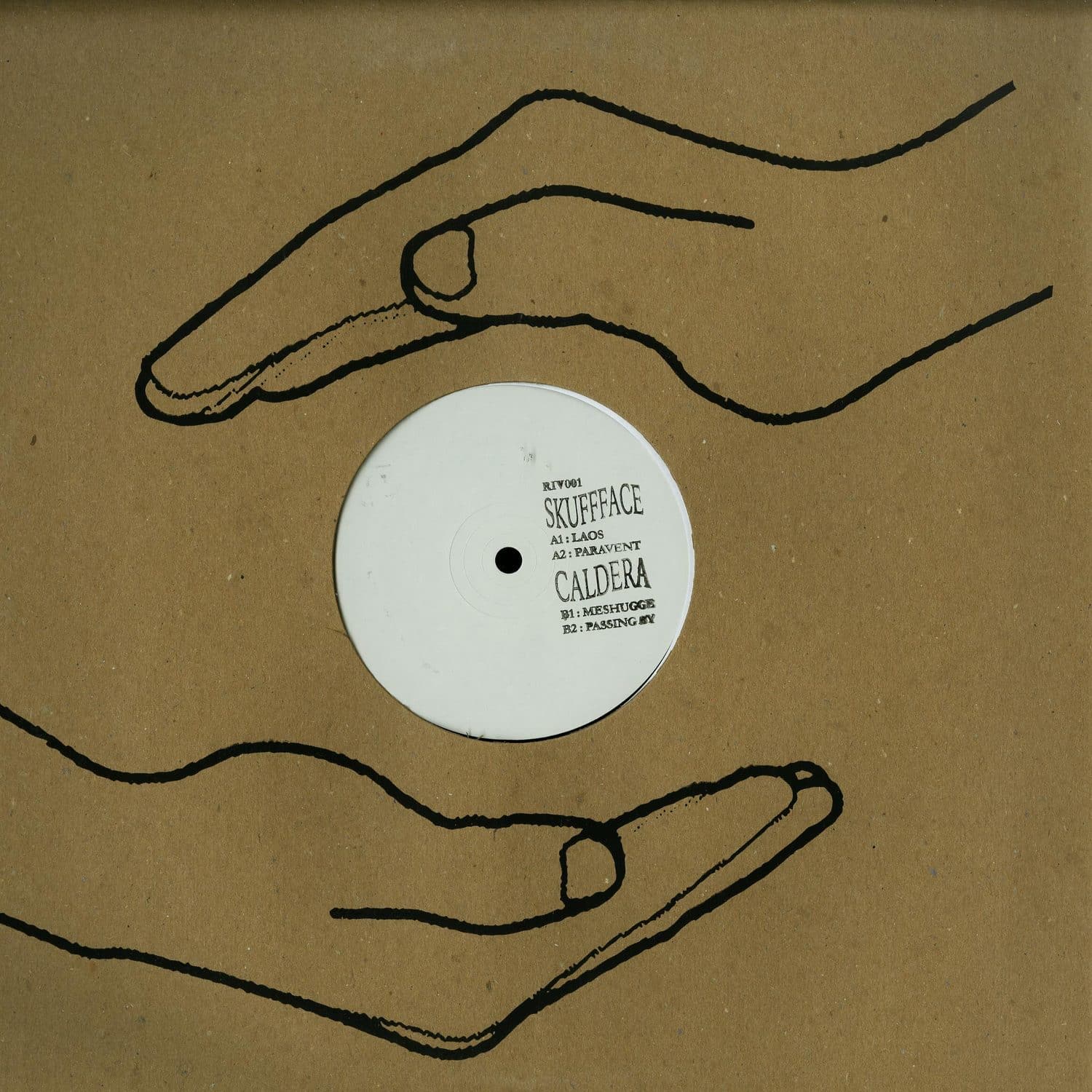 Second Hand SKUFFFACE / CALDERA vinyl record with colorful artwork on the front, showcasing the album cover design.