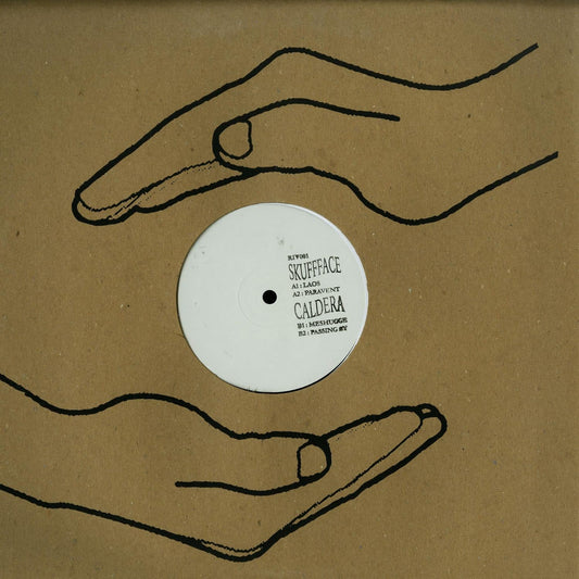 Second Hand SKUFFFACE / CALDERA vinyl record with colorful artwork on the front, showcasing the album cover design.