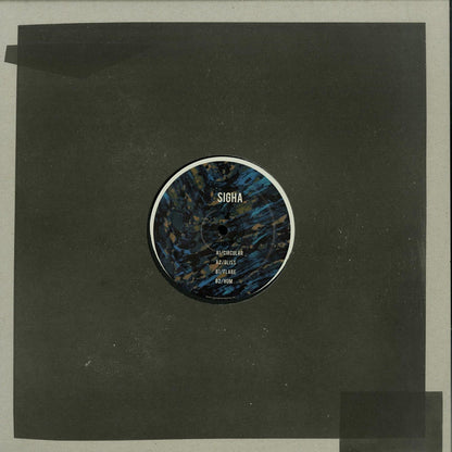 Second Hand SIGHA Untitled vinyl record with abstract cover art shown in the front view.