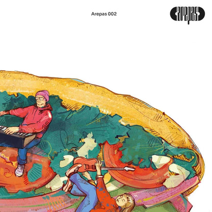 Decks ERWIN Ceylon Treats EP vinyl record with colorful album cover art featuring vibrant, tropical-inspired designs.