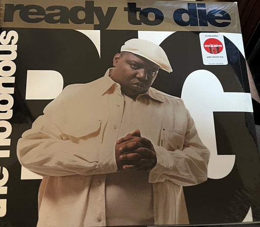 Second Hand vinyl record of The Notorious B.I.G. – Ready to Die, front cover artwork visible, classic hip-hop album in mint condition