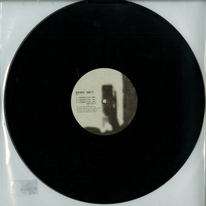 Second Hand vinyl record titled "WORKS UNIT – 001" shown from the front, featuring album artwork on the cover.